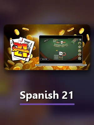 เกมไพ่ Spanish 21 ในห้องเกม ZA88